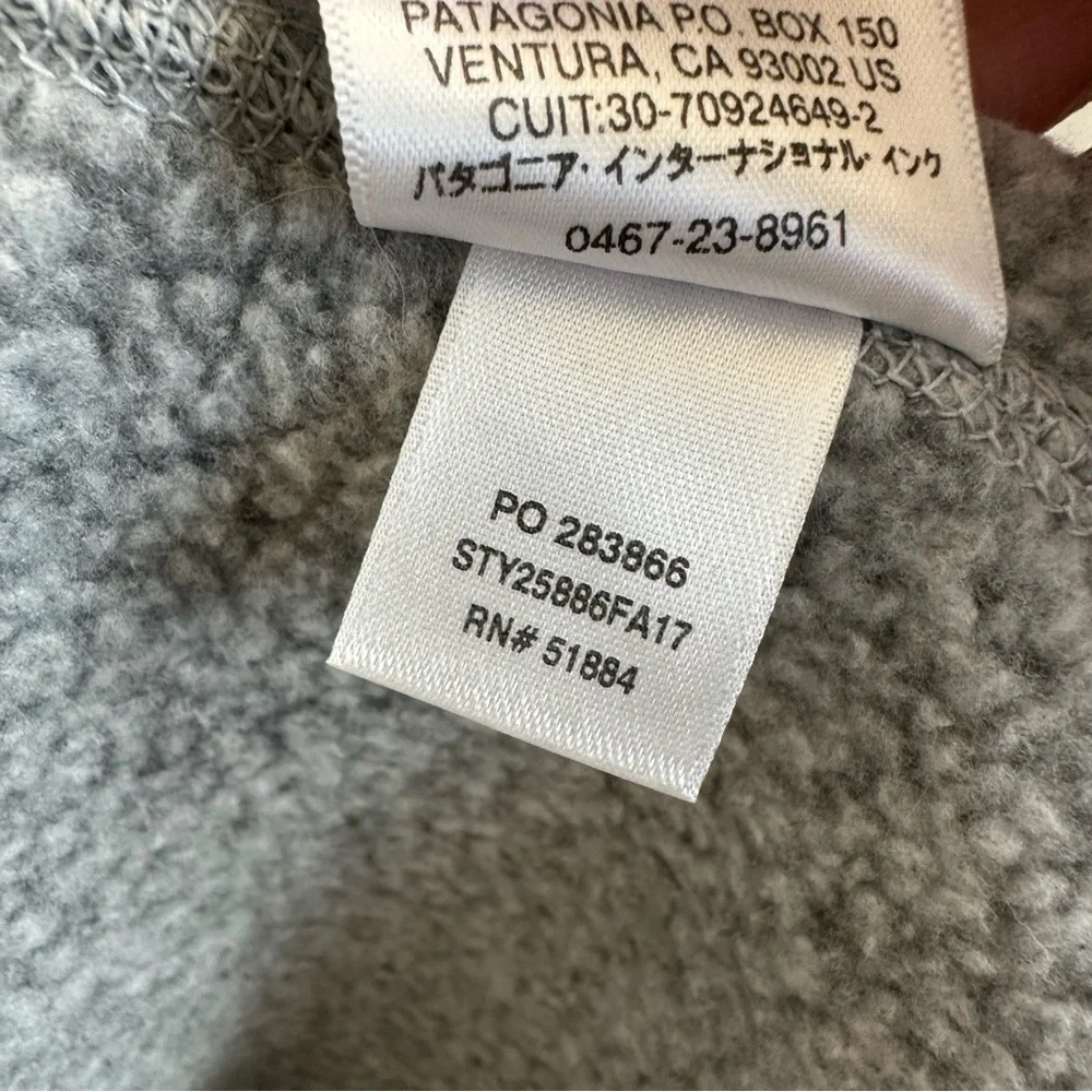 Patagonia gray better sweater, fleece vest full front, zip women’s small - Picture 11 of 14